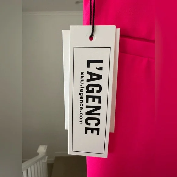 L'AGENCE Pink Wide Leg Pants - Picture 8 of 11